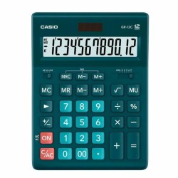 Αριθμομηχανή Casio GR-12C-DG-W-EP Μπλε Ρητίνη
