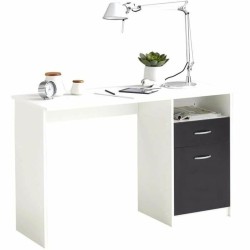 Γραφείο FMD JACKSON  Λευκό Μαύρο 123 x 76,5 x 50 cm Ξύλο