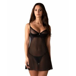 Babydoll Obsessive XXL/XXXL Μαύρο