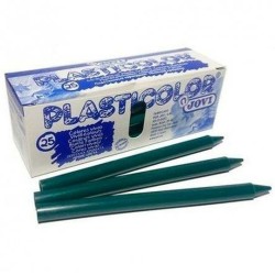 Χρωματιστά κεριά Jovi Plasticolor Σκούρο πράσινο (25 Μονάδες)