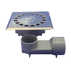 Αποχέτευση Tecnoagua T-88 VHI PVC Ανοξείδωτο ατσάλι 16,5 x 16,5 x 5 cm Ø 5 cm