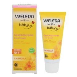 Ενυδατική κρέμα προοσώπου για μωρά Weleda Baby Calendula 50 ml