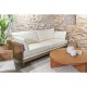 Καναπές Home ESPRIT Καφέ 208 x 86 x 88 cm Καναπές Home ESPRIT Καφέ 208 x 86 x 88 cm