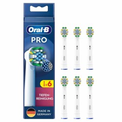 Ανταλλακτικό κεφαλής Oral-B Pro Λευκό x6