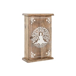 Ντουλάπα για κλειδιά Home ESPRIT Λευκό Φυσικό 18 x 7,5 x 28 cm