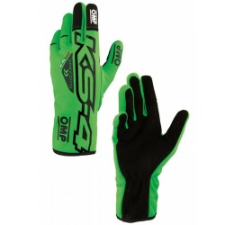 Karting Gloves OMP KS-4 Μαύρο Πράσινο