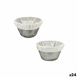 Καλάθι για το ψωμί Μέταλλο 18 x 18 x 10 cm (24 Μονάδες)