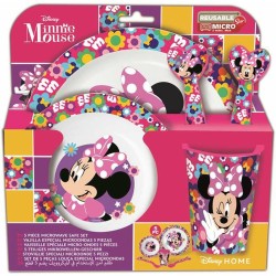 Σετ παιδικά σκεύη Minnie Mouse Minnie Bold Florals 5 Τεμάχια