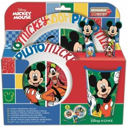 Σετ παιδικά σκεύη Mickey Mouse Mickey Has Fun 5 Τεμάχια