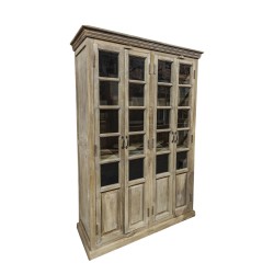 Eκθεσιακό σταντ Home ESPRIT Λευκό Ξύλο από Μάνγκο 135 x 50 x 210 cm