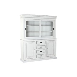 Eκθεσιακό σταντ Home ESPRIT Λευκό Κρυστάλλινο Ξύλο από Μάνγκο 170 x 45 x 200 cm
