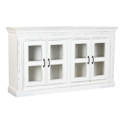 Σκευοθήκη Home ESPRIT Λευκό Κρυστάλλινο Ξύλο από Μάνγκο 180 x 40 x 100 cm