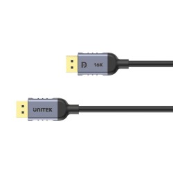 Καλώδιο DisplayPort Unitek C1628GY01-1.5M Μαύρο Γκρι 1,5 m