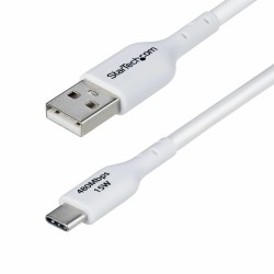 Καλώδιο USB Startech USB2AC3MNCWHE Λευκό 3 m