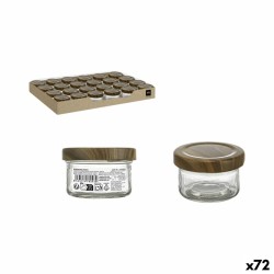 Γυάλινο Βάζο La Mediterránea WOOD 100 ml (72 Μονάδες)