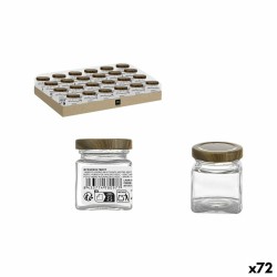Γυάλινο Βάζο La Mediterránea WOOD 60 ml (72 Μονάδες)