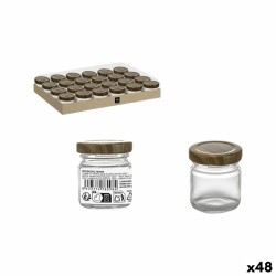 Γυάλινο Βάζο La Mediterránea WOOD 50 ml (48 Μονάδες)