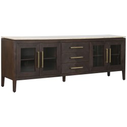 Σκευοθήκη Home ESPRIT Μάρμαρο Ξύλο από Μάνγκο 200 x 40 x 70 cm