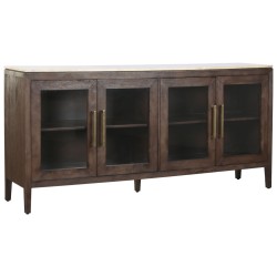 Σκευοθήκη Home ESPRIT Μάρμαρο Ξύλο από Μάνγκο 180 x 40 x 85 cm