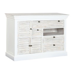 Σιφονιέρα Home ESPRIT Λευκό Φθαρμένο 115 x 40 x 80 cm