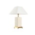 Επιτραπέζιο Φωτιστικό Home ESPRIT Λευκό Μπεζ Χρυσό 50 W 220 V