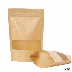 Επαναχρησιμοποιήσιμη τσάντα τροφίμων Algon Kraft 17 x 24 x 4 cm 15 Τεμάχια (12 Μονάδες)