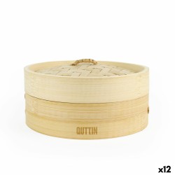 Βραστήρα Ατμού Quttin Bamboo 20 x 8,5 cm (12 Μονάδες)