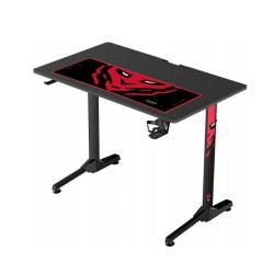 Γραφείο Gaming Diablo Chairs 1469 Λευκό Μαύρο Κόκκινο 100 x 75 x 60 cm