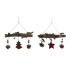 Κρεμαστή διακόσμηση DKD Home Decor Πολύχρωμο PVC Ξύλο 47 x 6 x 39 cm (x2)