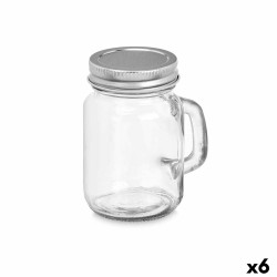 Βάζο Vivalto 01-0906 Διαφανές Ασημί 120 ml (x6)