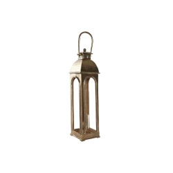 Lanterne Home ESPRIT Χρυσό Αλουμίνιο Κρυστάλλινο Vintage 17 x 17 x 78 cm