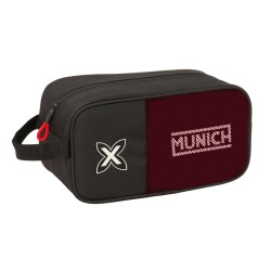 Θήκη Παπουτσιών Ταξιδιού Munich Vulcan Μαύρο 29 x 15 x 14 cm