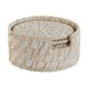 Σουβέρ Home ESPRIT Λευκό Φυσικό Bamboo ρατάν 12 x 12 x 6 cm