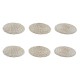 Σουβέρ Home ESPRIT Λευκό Φυσικό Bamboo ρατάν 12 x 12 x 6 cm