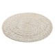 Σουπλά Home ESPRIT Λευκό Φυσικό Bamboo ρατάν 34 x 34 x 1,5 cm