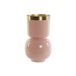 Βάζο DKD Home Decor Πράσινο Χρυσό Κοράλι Σίδερο Λακαρισμένο 18 x 18 x 31 cm (x2)