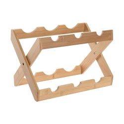 Μπουκαλοθήκη Home ESPRIT Φυσικό 35,5 x 20 x 29,5 cm
