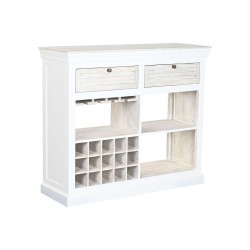 Μπουκαλοθήκη Home ESPRIT Λευκό 120 x 40 x 98 cm