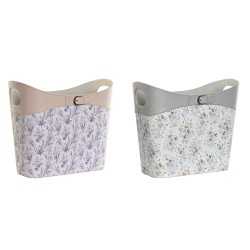 Ράφι για περιοδικά DKD Home Decor Λευκό Γκρι Λιλά Ανοιχτό Ροζ Πολυουρεθάνιο 39 x 21 x 34 cm (x2)