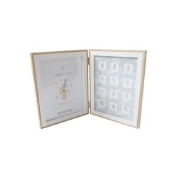 Κορνίζα Home ESPRIT Κρυστάλλινο Ξύλο MDF 36 x 3 x 23 cm (x2)