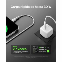 Lightning Καλώδιο Belkin WCA008KQWH Λευκό 30 W