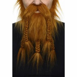 Μουστάκι και πηγούνι My Other Me Πορτοκαλί