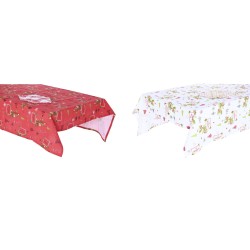 Σετ σεντονιών DKD Home Decor Λευκό Κόκκινο Πράσινο Μπεζ (5 Τεμάχια) (x2)