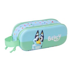 Διπλή Κασετίνα Bluey Μπλε 21 x 8 x 6 cm