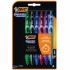 Σετ Στυλό Bic Gelocity Quick Dry 964769 Μαύρο Πολύχρωμο (x6)