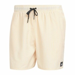 Ανδρικά Μαγιό Adidas Stripey Classics Λευκό Ανοιχτό καφέ