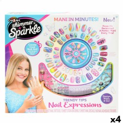 Σετ Σχεδιασμού Νυχιών Cra-Z-Art (4 Μονάδες)