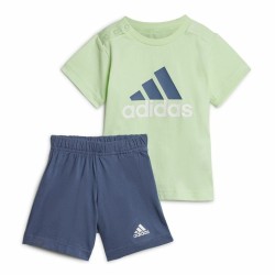 Αθλητικό Σετ για Μωρό Adidas Bl Cotton Set Infantil Μπλε Ανοιχτό Πράσινο