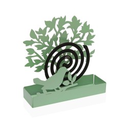 Στήριγμα για σπείρες ενάντια στα κουνούπια Versa Πράσινο Μέταλλο 5 x 17 x 17 cm Δέντρο