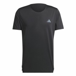 Ανδρική Μπλούζα με Κοντό Μανίκι Adidas Adizero Running Μαύρο